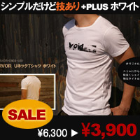 プリントデザインＴシャツ／ホワイト　RVOR